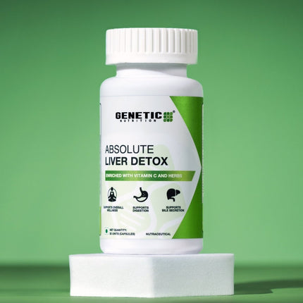 Absolute Liver Detox | Liver Health Supplement - 30Caps (Free Gift) - Genetic Nutrition
