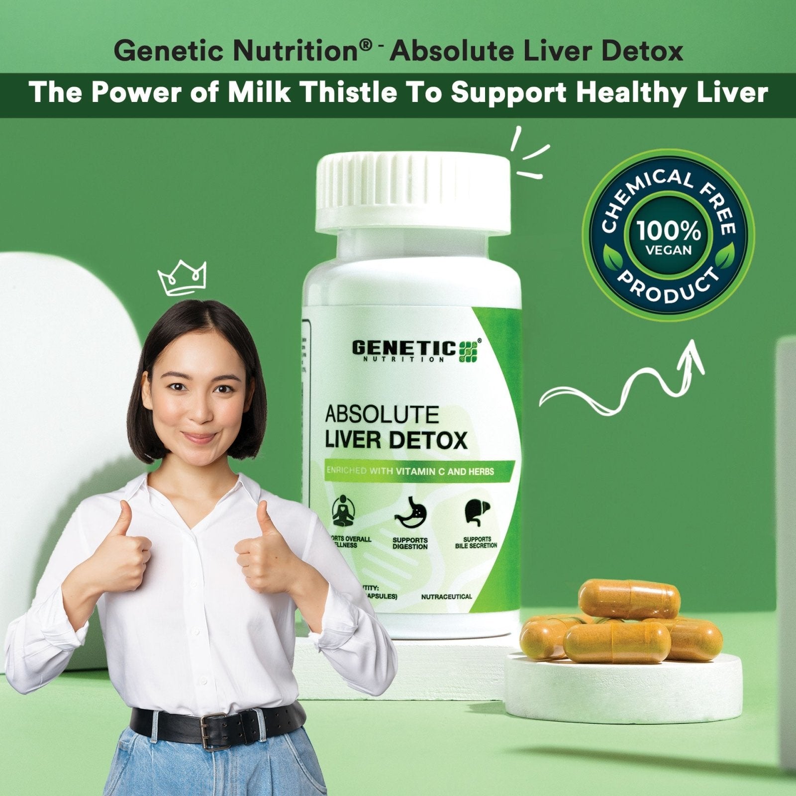 ABSOLUTE LIVER DETOX 30CAPS - Genetic Nutrition
