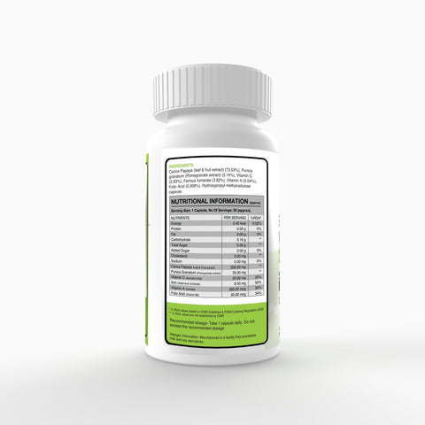 ABSOLUTE PAPAYA EXTRACT 30CAPS - Genetic Nutrition