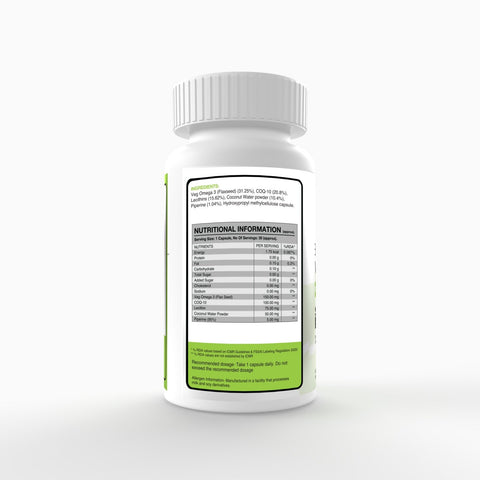 MEGA COENZYME Q10 30CAPS - Genetic Nutrition