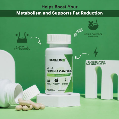MEGA GARCINIA CAMBOGIA 30CAPS - Genetic Nutrition