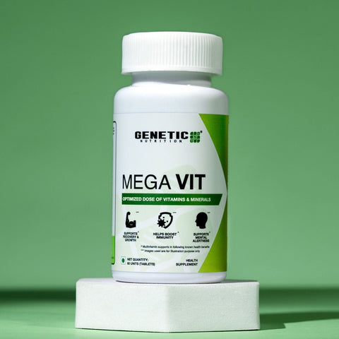 MEGA VIT - MULTI VITAMIN 60 CAPSULES - Genetic Nutrition