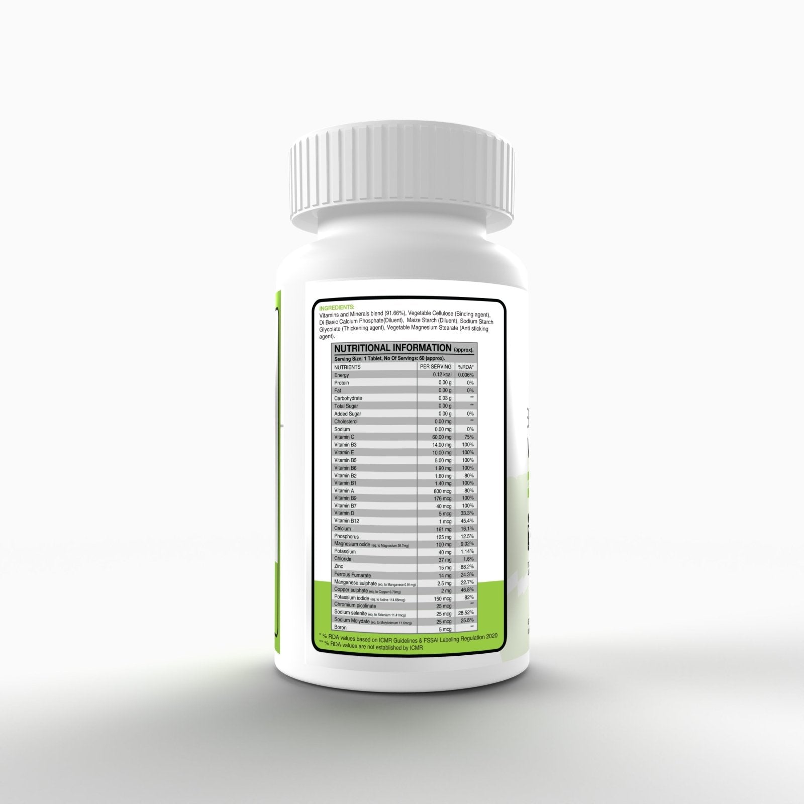 MEGA VIT - MULTI VITAMIN 60 CAPSULES - Genetic Nutrition