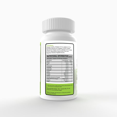 ULTRA DIGESTIVE ENZYMES 30CAPS - Genetic Nutrition
