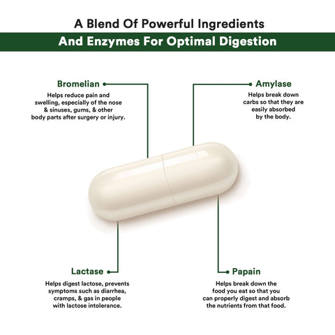 ULTRA DIGESTIVE ENZYMES 30CAPS - Genetic Nutrition